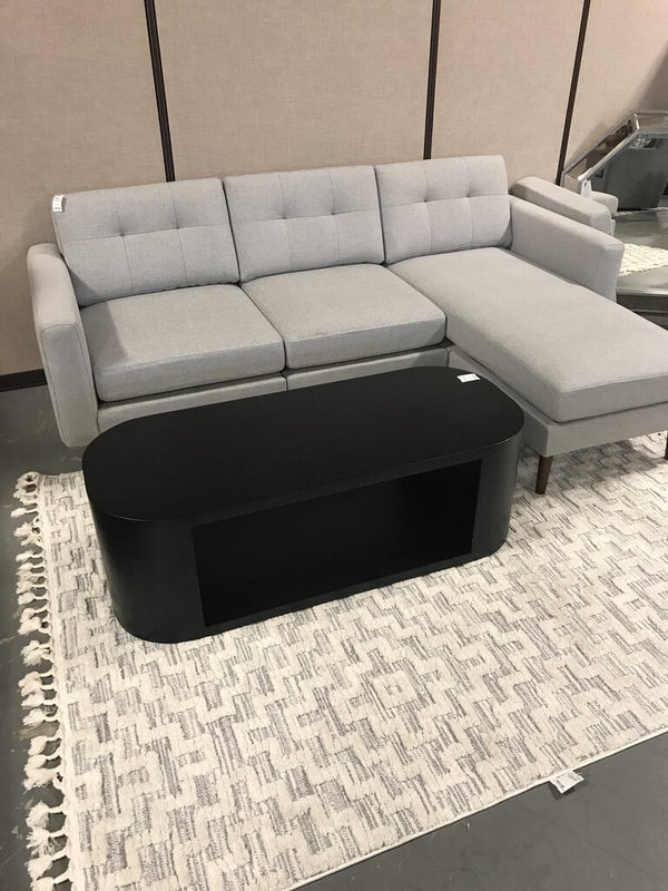 The Nomad Sectional Sofa in Crushed Gravel