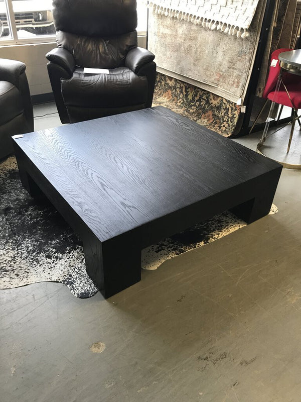 Paxton Coffee Table - Black AS-IS, Chipped Veneer