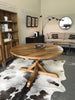 54" Round Amish Dining Table - Natural