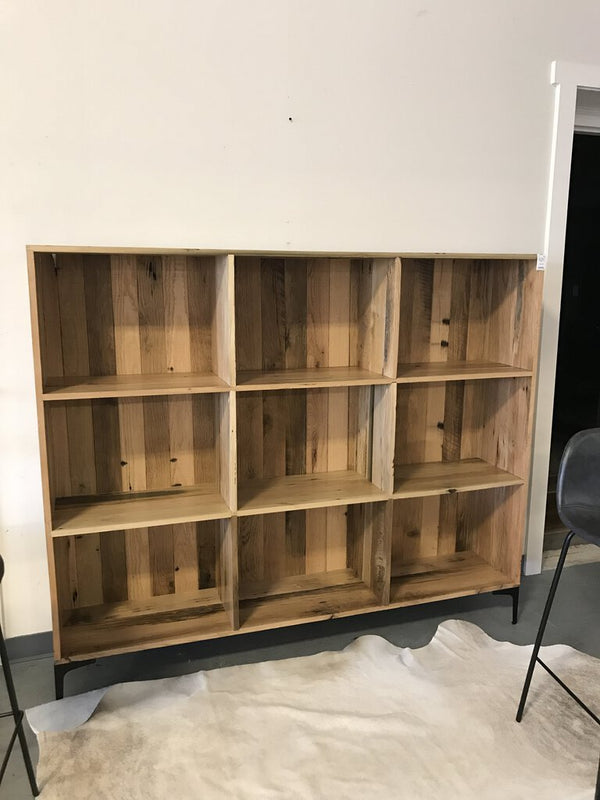 3 Tier Open Cubby Bookcase Natural Matte