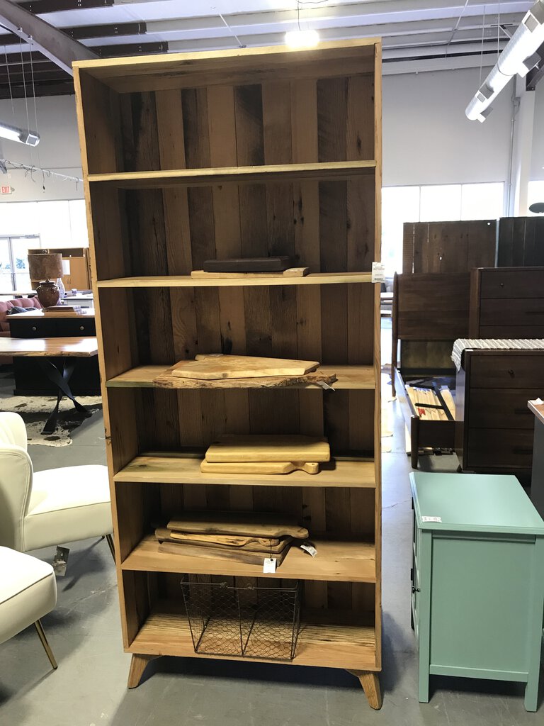 Reclaimed Natural Matte 7' Bookcase