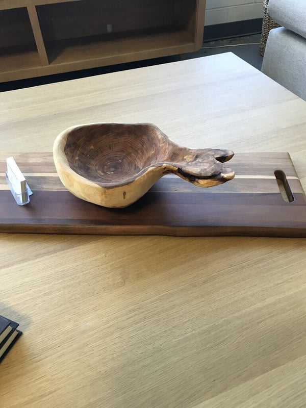 Live Edge Cheese Board W/ Handle (Large)