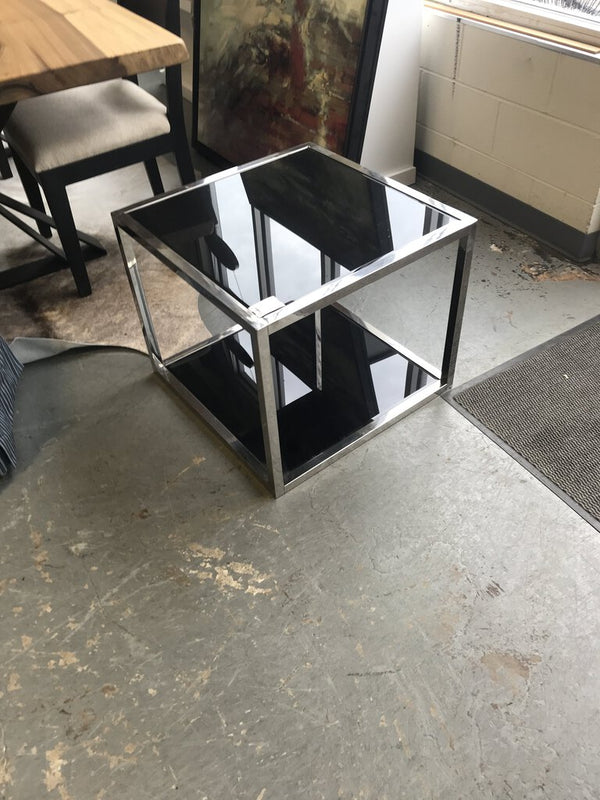 Small Glass End Table