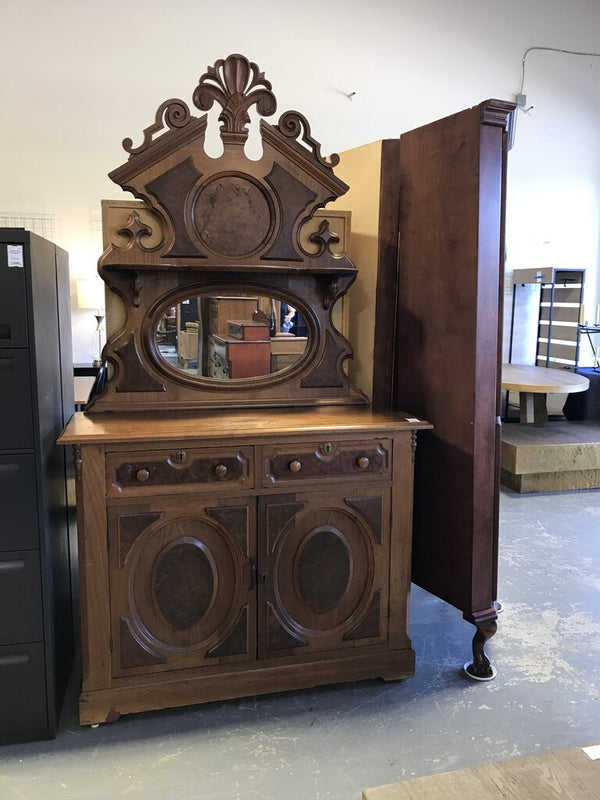 Vintage Buffet w/ Mirror