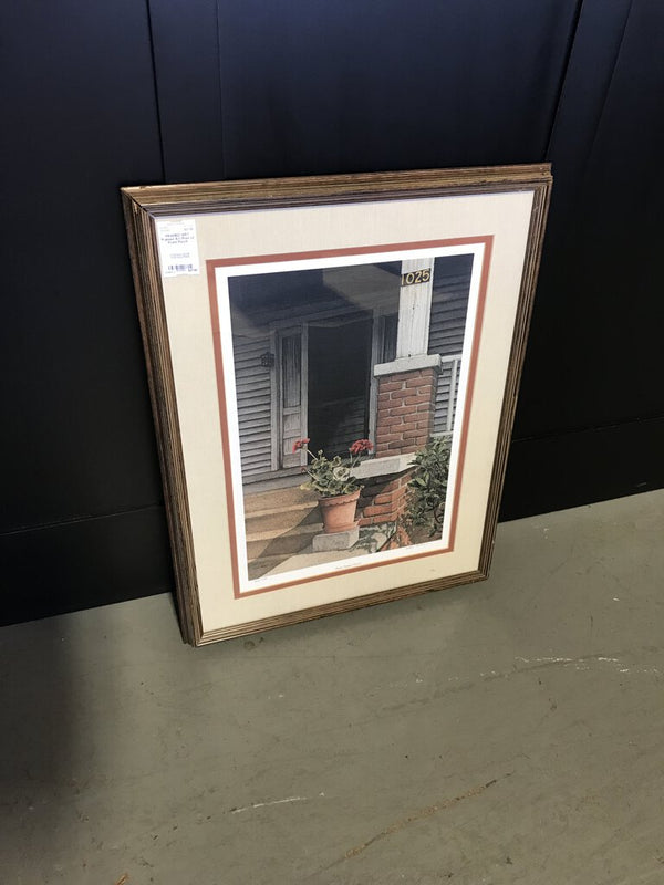 Framed Art Print of Front Porch