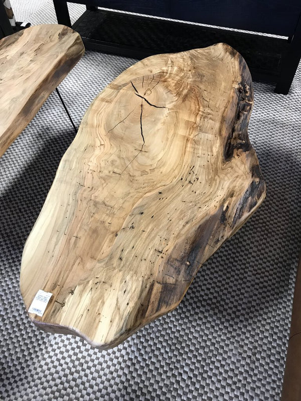 Maple Live Edge Coffee Table (55"W x 27"-11"D x 18"H)