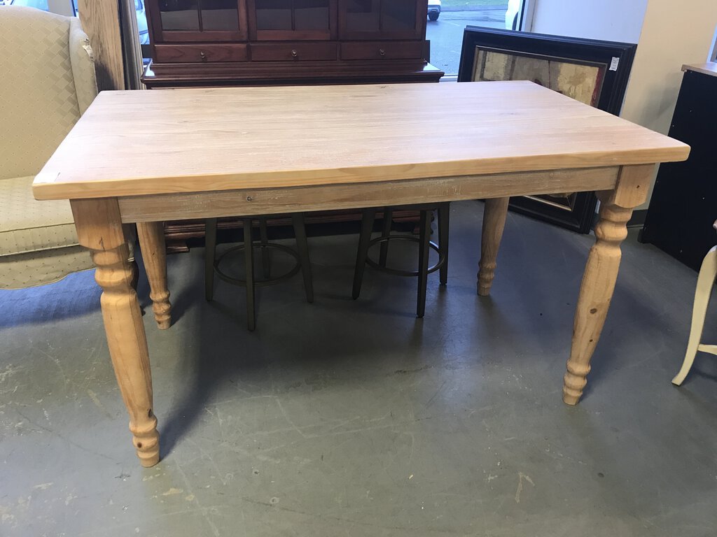 Light Wood Pub Height Table