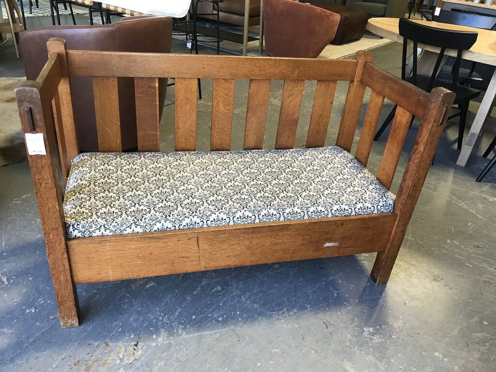 Antique Oak Bench