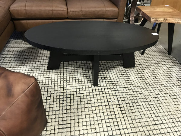 Oval Coffee Table - Black