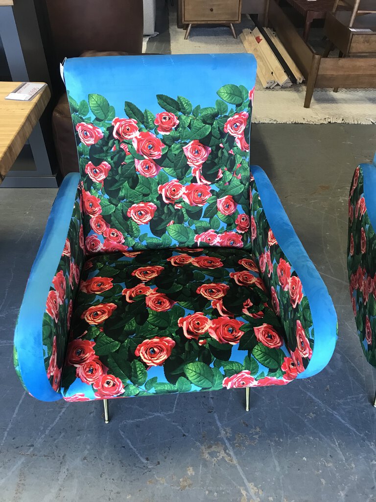 Toiletpaper Wooden Armchair - Roses