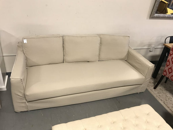 Beige 3 Cushion Sofa