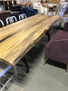 Rainbow Poplar Live Edge Table 97" x (34.25"-37")