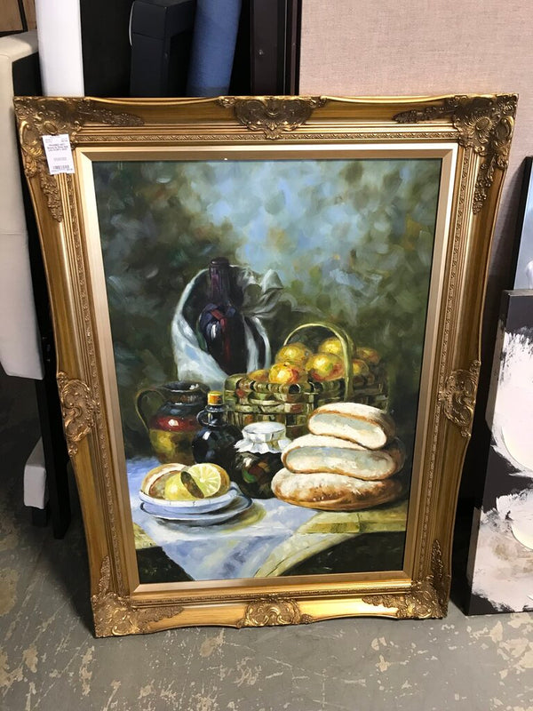 Bread & Wine Still Life 31.25"x 43.5"