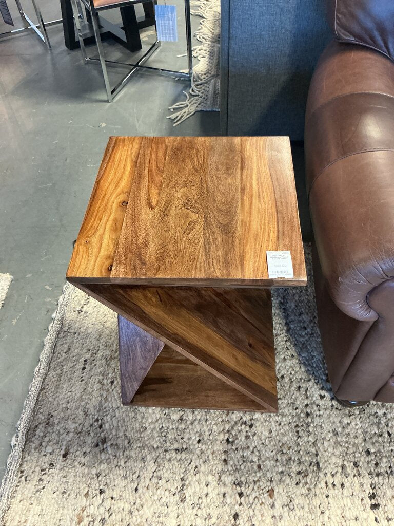 Sheesham Wood Accent Table