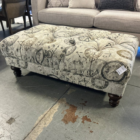 Patterned Ottoman