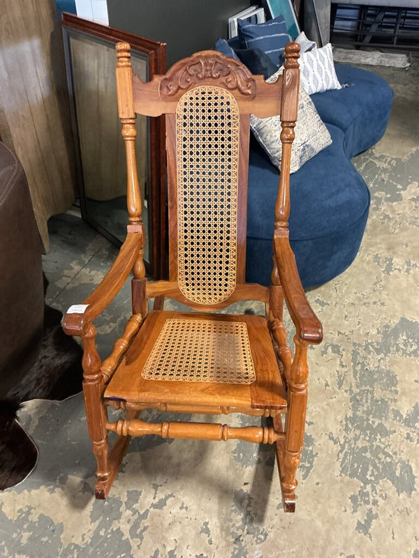 Vintage Solid Wood Rocking Chair