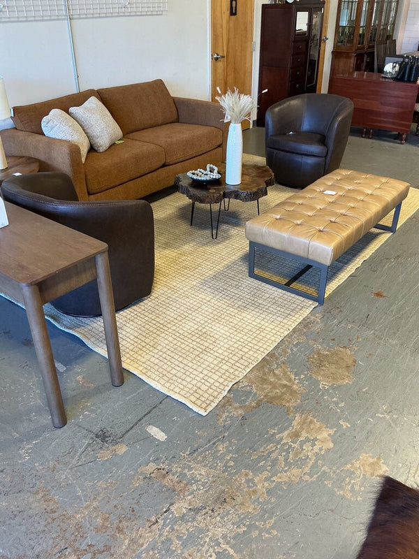 Arlo Home Hand Loomed Area Rug, HIM241A, Beige, 9' X 12'