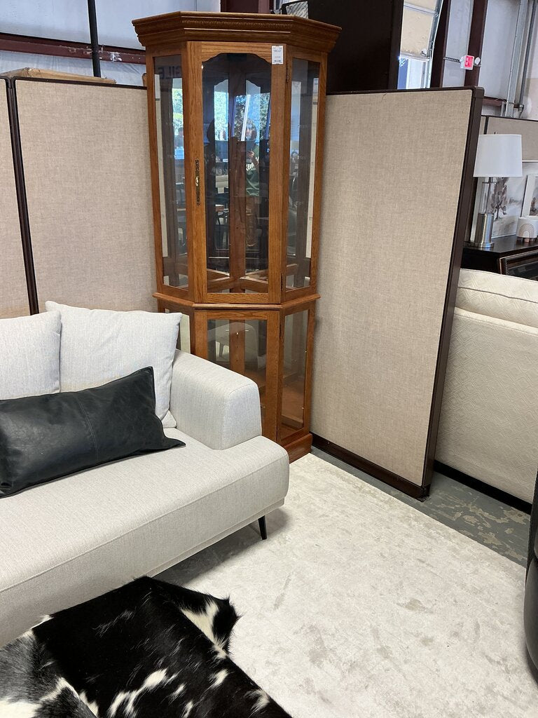 Corner Cabinet Curio