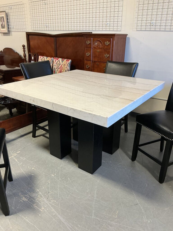 Marble Top Counter Height Table