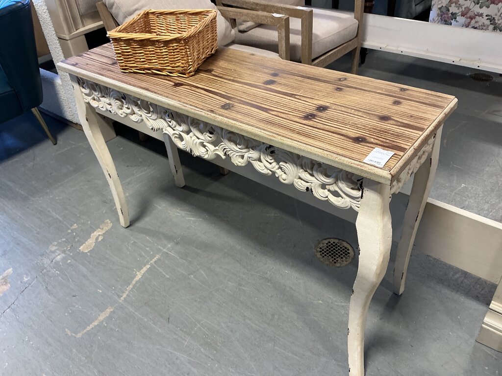 Two-Tone Console Table