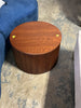Lance 23.6" Round Coffee Table-Walnut (As-Is, Gap on side)