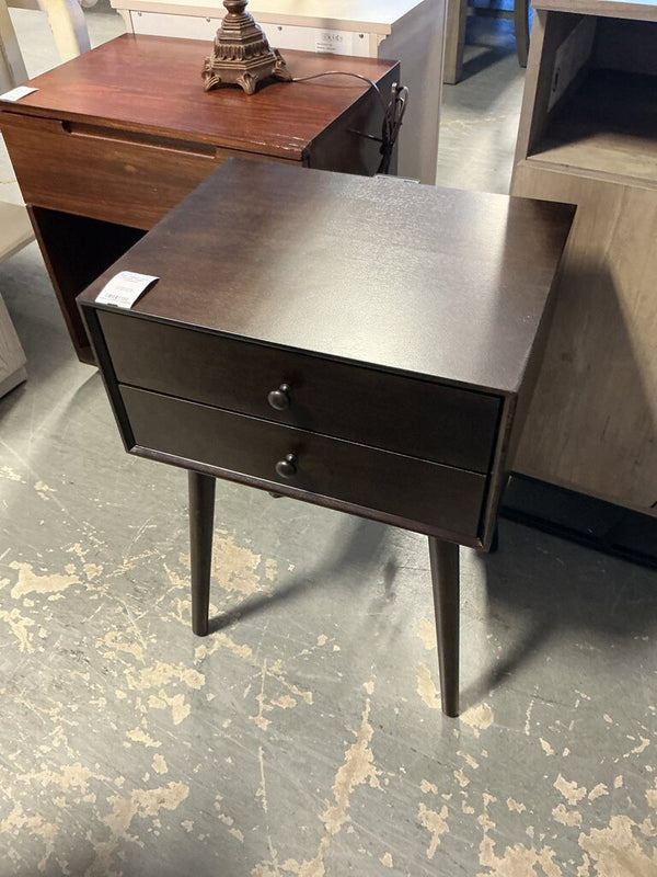 MCM Accent Table- Dark Walnut