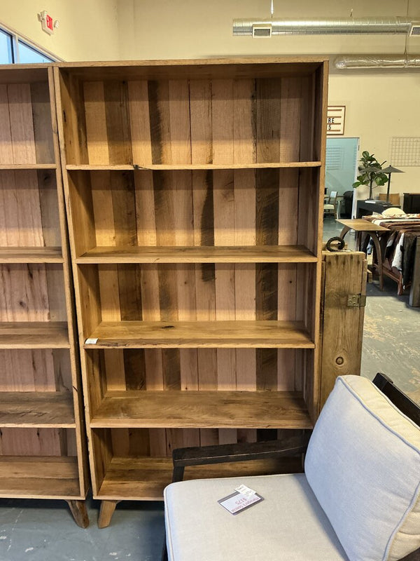 Amish Reclaimed Contemporary Bookcase- Medium Stain