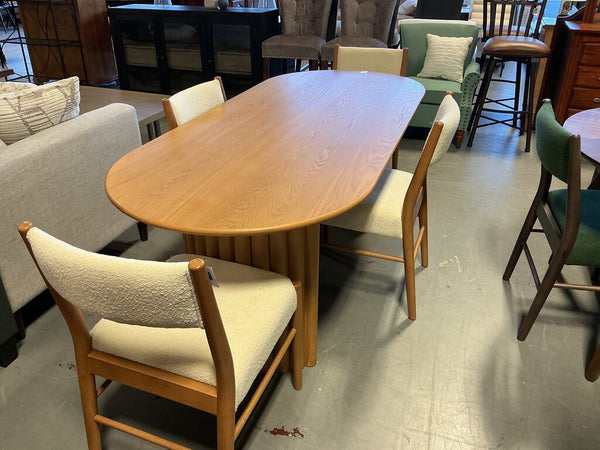 Haiden Oval Dining Table 78"L