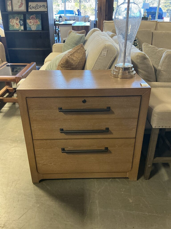 Canyon Brown Lateral File Cabinet (as-is corner damage)