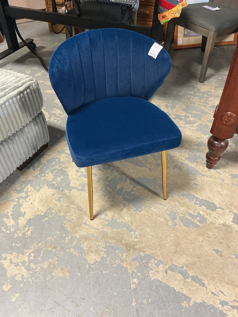 Milia Side Chair-Navy