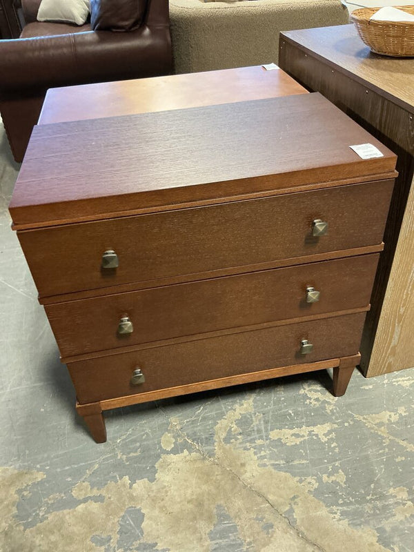 Justin 3-Drawer Nightstand-Walnut (As-Is)