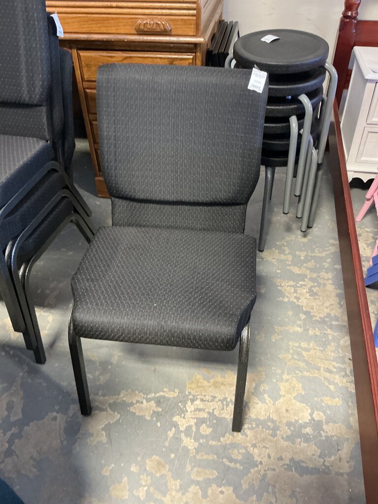 Dark Grey Upholstered Accent Chair (Pair)