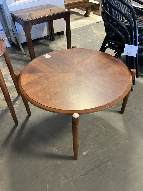 Round MCM Style Coffee Table (Cinnamon)