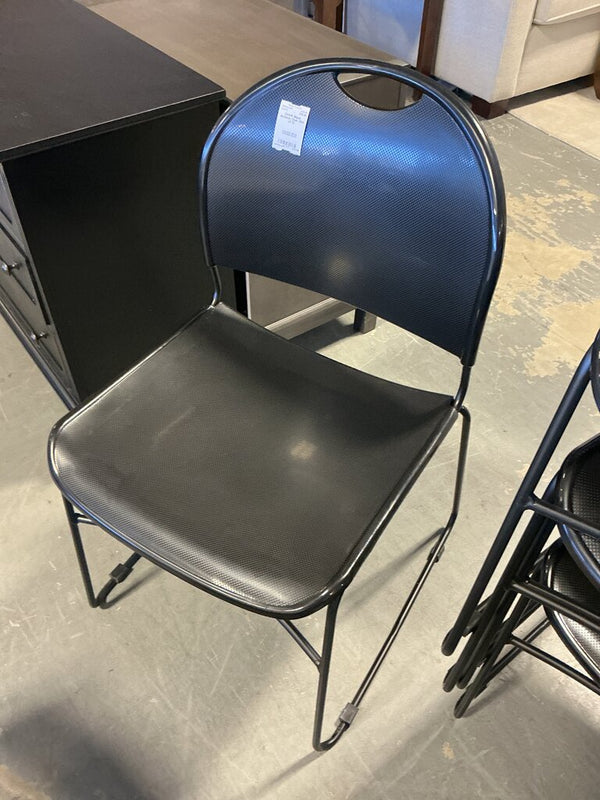 Black Armless Chair (Set of 5)