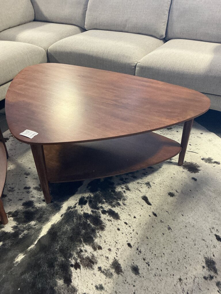 2-Tier MCM Style Coffee Table (Cinnamon)