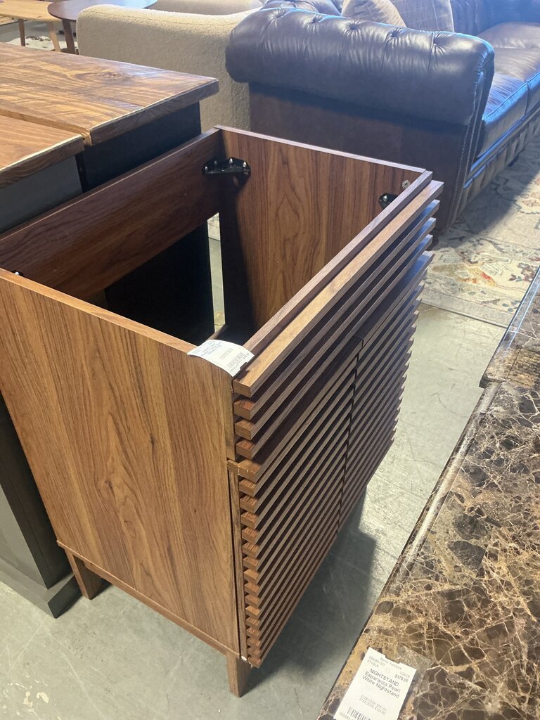 22.5" Walnut Vanity (As-Is, Missing Top)