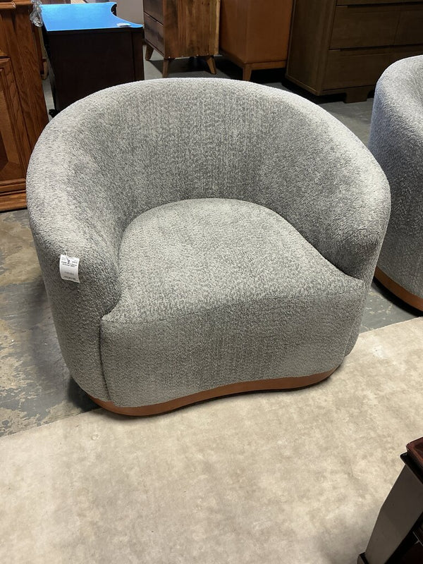 Alva Swivel Armchair-GREY