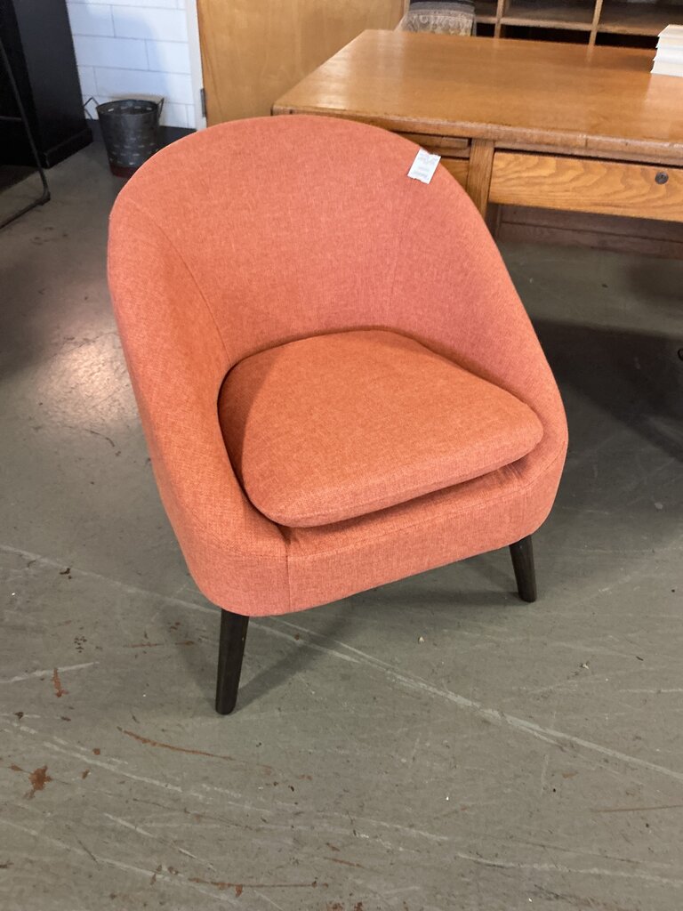 Redding MCM Accent Chair- Rust
