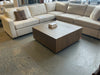 James 3-Piece 4-Seat Sleeper Sectional- Performance Knit Fabric (Oat)