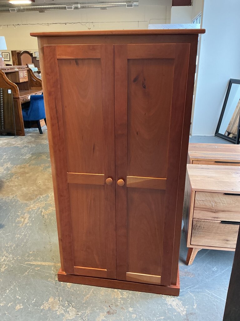 Amish Cherry Pantry Cabinet