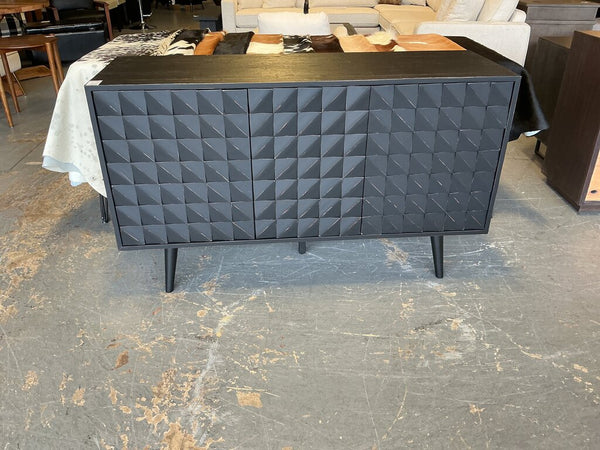 Black 3 Door Credenza