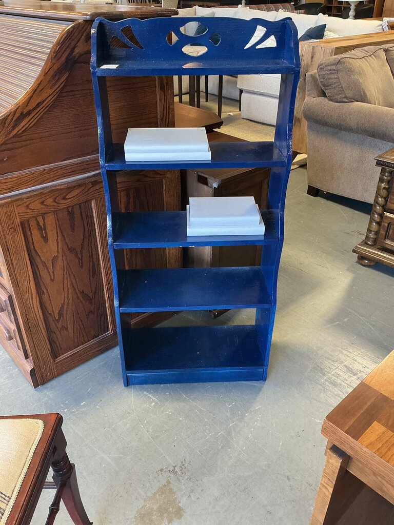 Small Blue Bookcase