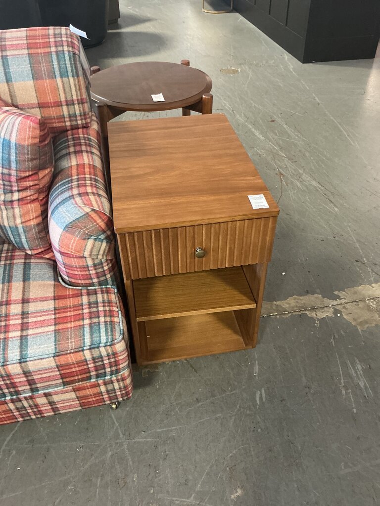 Meg 24"Tall 1-Drawer End Table-ACORN
