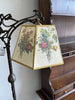 Antique Floor Lamp Floral Shade