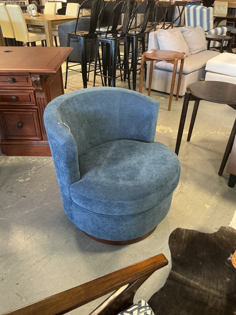 Swivel Chair-Navy