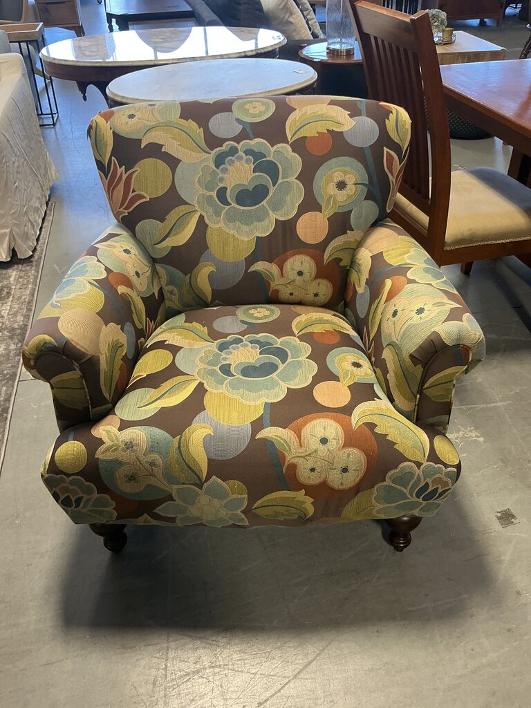 Floral Arm Chair