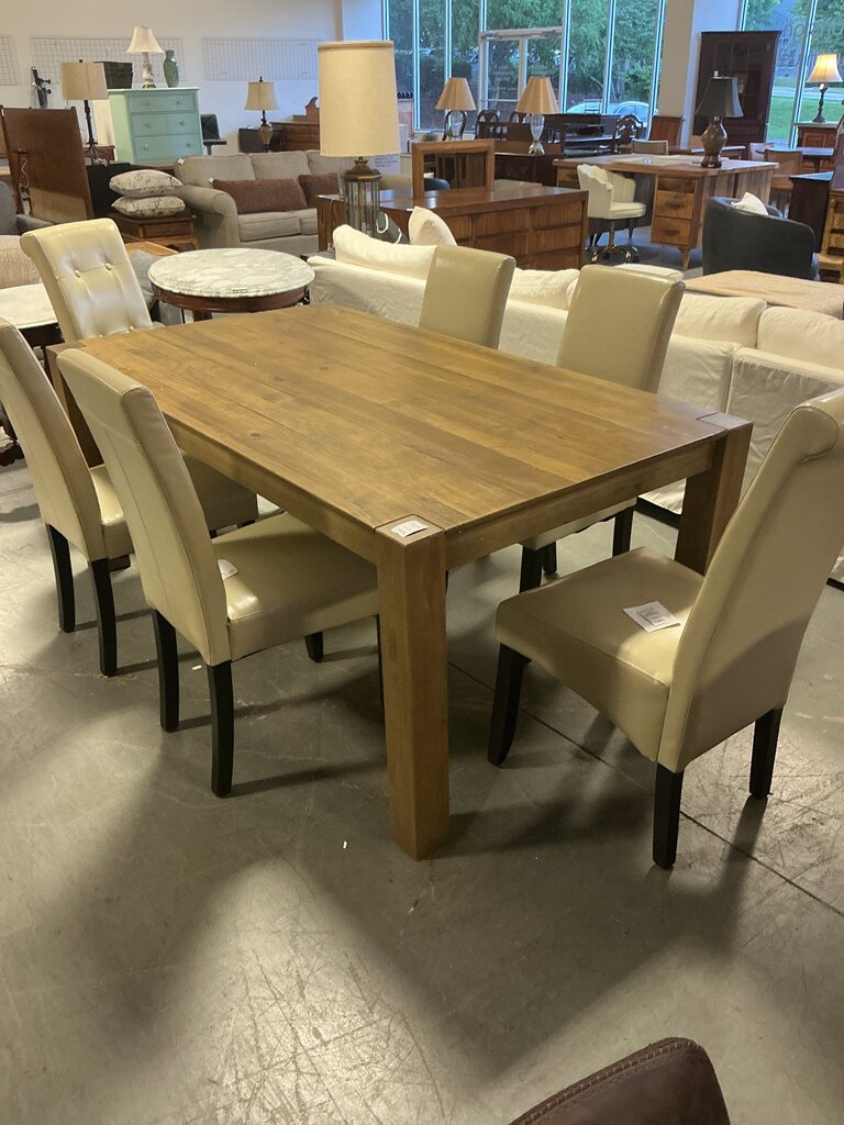 Straight Leg Natural Table (as-is)
