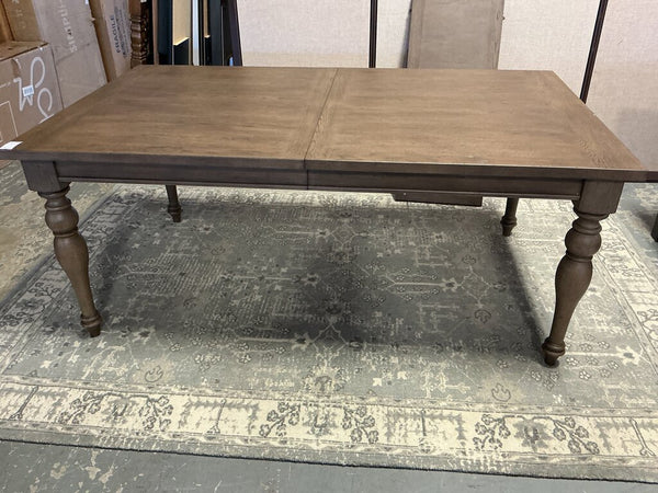 Americana Farmhouse Rectangular Leg Table- Dusty Taupe