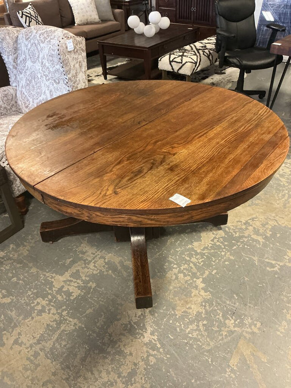 Antique Round Dining Table- 48" Wide