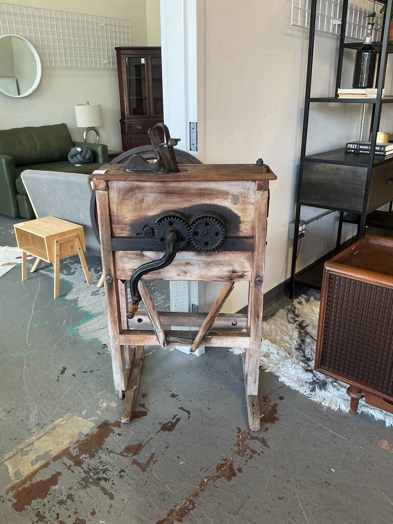 Antique Primitive Corn Mill